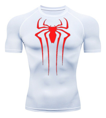 Camiseta Deportiva Hombre Spiderman Manga Corta 1