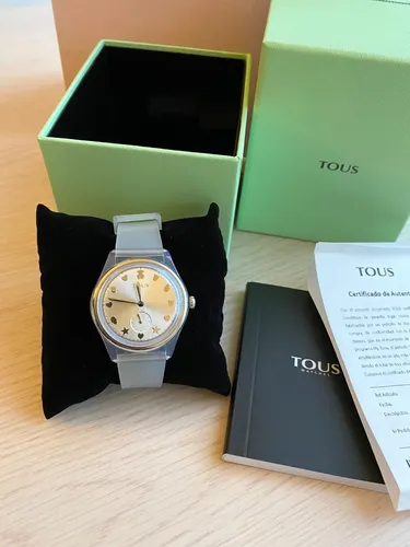 Reloj Tous Free Fresh Acero Y Policarbonato Silicona Blanco