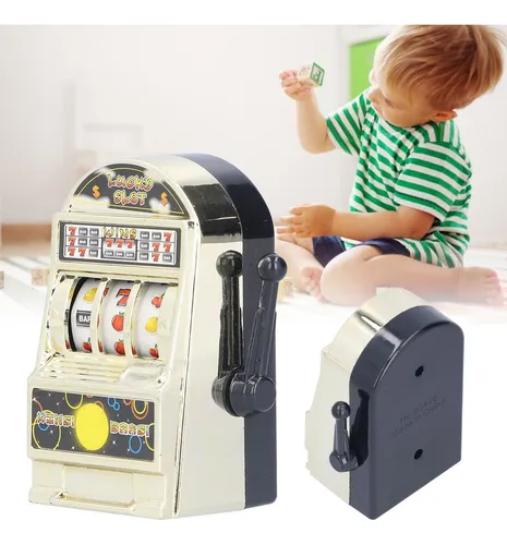 Mini Máquina Tragamonedas De Juguete Ligero Lucky Slot Machi