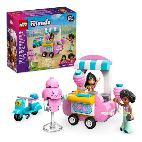 Lego Friends Barraca Algodão Doce E Motocicleta 42643 110pcs