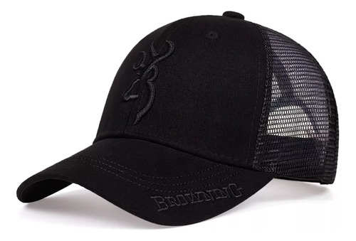 Gorra Trucker Browning Poliéster Malla Negro 