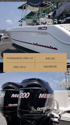 Imagen 2 de 10 de Lancha Intermarine Open 35 Lv805