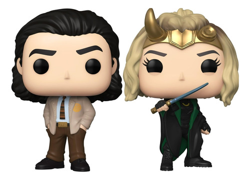 Funko Pop! Loki Y Sylvie - Set Dos Funkos