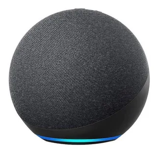 Amazon echo Echo 4th Gen con asistente virtual Alexa color negro 110V/240V