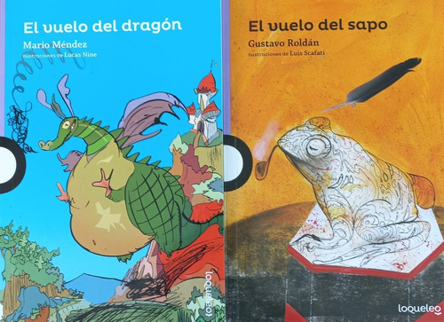 2 Libros Vuelo Del Dragón + Vuelo Del Sapo - Loqueleo 