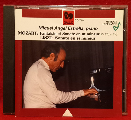 Miguel Angel Estrella Mozart Liszt, Edicion Suiza 1993. 