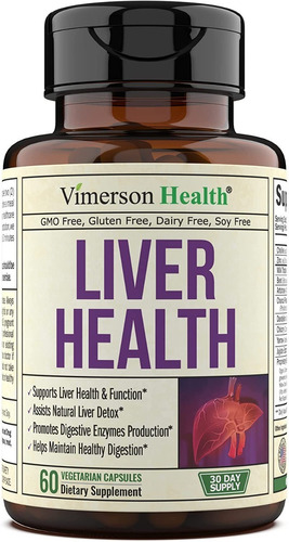 Liver Detox  60cp Vimerson - Unidad a $4432