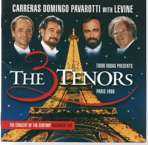 Cd The 3 Tenors - Paris 1998