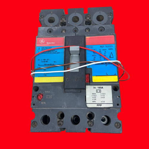 Em160 763003 Interruptor De Circuito 3p 160a Amp 480v-ac (Usado)