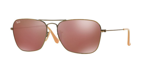 Lente Sol Ray Ban Caravan Espejado Unisex - Óptica Ariel