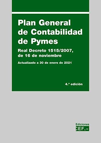 Plan General De Contabilidad De Pymes: Real Decreto 1515/200