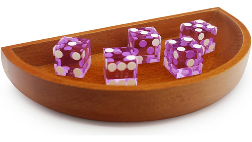 Dice De Casino Profesional De 19 Mm - Conjunto De 5 Dados Ro