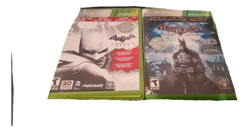 Batman Arkhan City Y Arkham Asylum Xbox 360 (Reacondicionado)