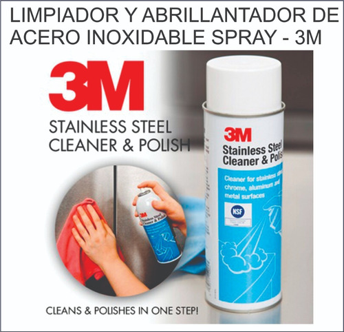 Limpiador Y Pulidor 3m Steel Cleaner De Acero Inoxidable