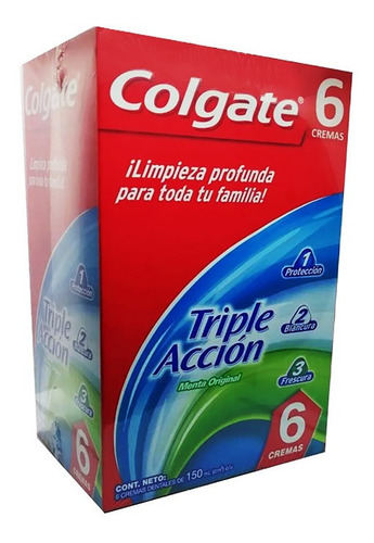 Cremas Dentales Colgate Triple Acción - g a $475