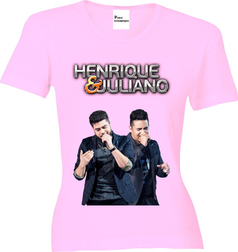 Camiseta, Baby Look, Regata, Cropped Henrique E Juliano