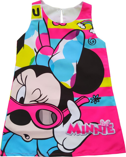 Vestido Para Niñas De Minnie Mouse - Cs