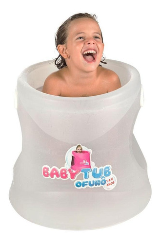 Imagem 1 de 4 de Banheira Babytub Ofurô De 1 A 6 Anos Transparente Baby Tub