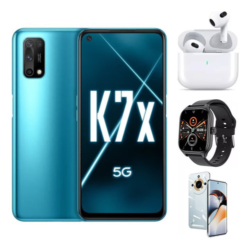 Teléfono Inteligente Oppo K7x 8gb/128gb 5g, Azul