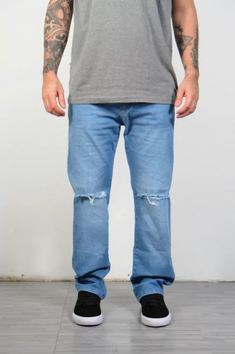 Pantalon Jean Hombre Orng Trash Pant Denim Baggy Ancho Skate