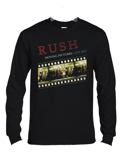 Polera Ml Rush Moving Pictures Live 2011 Rock Abominatron