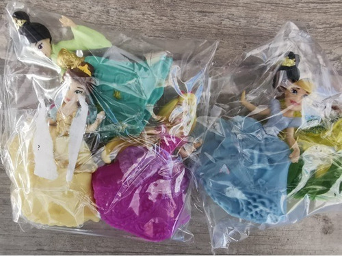 Set De 5 Figuras Princesas Disney Random