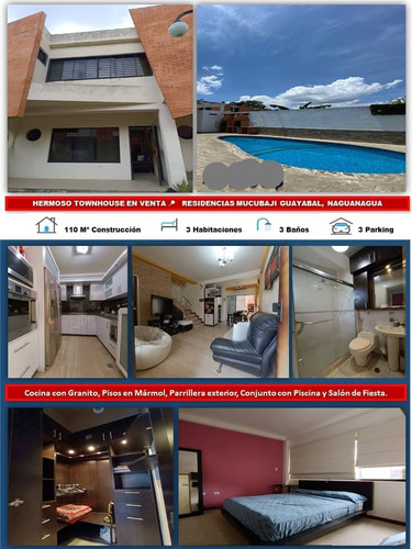 Leandro Araque Inzitu Realtors Vende Townhouse Amoblado En Residencias Mucubají Naguanagua Urb. Guayabal