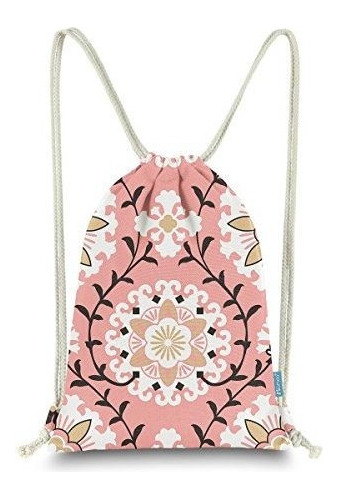 Miomao Mochila Con Cordon Mochila Gym Sack Dahlia Floral Sin