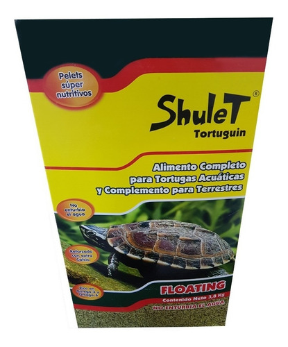 Alimento Para Tortugas Acuaticas Shulet Tortuguin 3,8 Kg