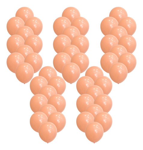 Globos Premium 10 Pulgadas X 50 Unidades Salmón