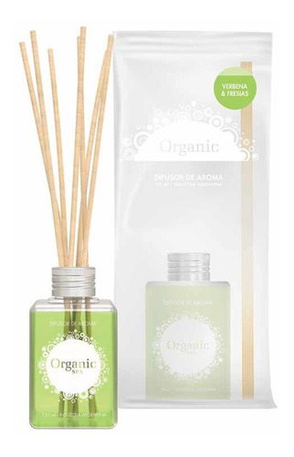 Difusor De Aroma Mikado 120 Ml Aromatizante Organic Spa