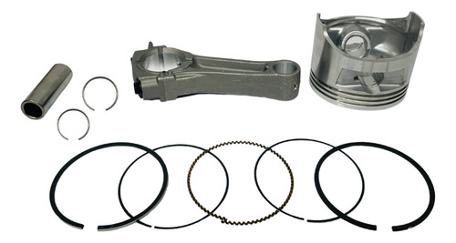 Kit Pistão Anéis Biela Completo Motor 15hp Buffalo Branco