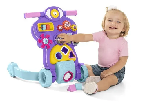Caminador Beb Piloto Calesita Rosado Giro Did ctico