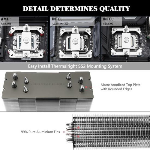 Cooler De Ar De Cpu Thermalright Assassin Spirit 120 V2 Plu