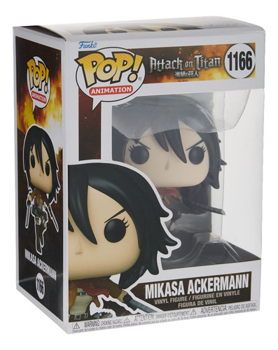 ¡funko Pop! Animación: Ataque A Los Titanes - Mikasa Ackerma