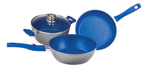 Flavorstone Bateria De Cocina Set Azul