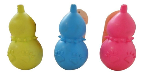 Juguete Para Perro Mascota 2 Bolas Masticable Calabaza
