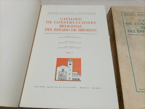Catálogo De Construcciones Religiosas Del Estado Hidalgo (Usado)