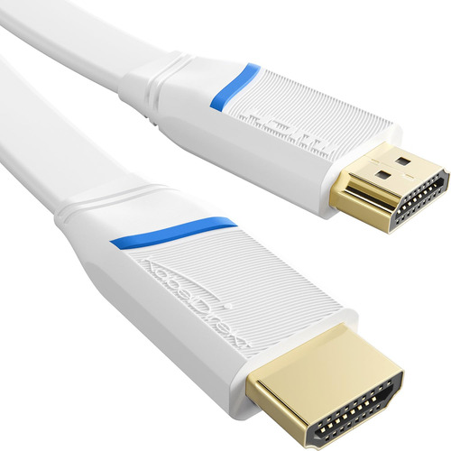 Cable Hdmi Plano  16ft  4k60hz (cable Plano Para Tendido 