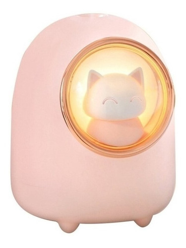 Humidificador Gato Aromaterapia Led 2 Colores