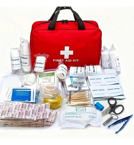 Blekrasi Botiquín outdoor Kit Primeros Auxilios Portátil Tipo Bolsito 152pcs