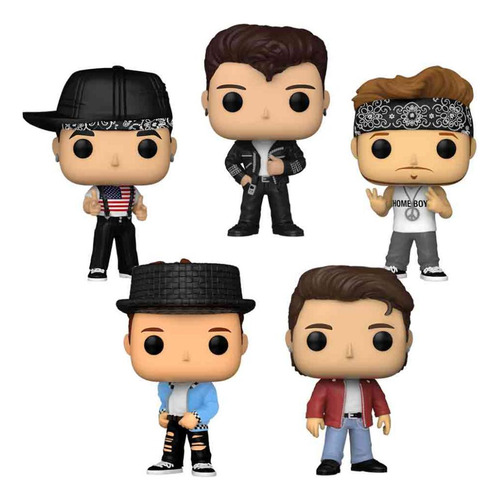 Funko Pop Rocks New Kids On The Block 90s Set Completo