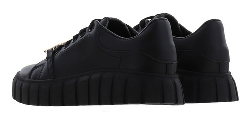 Imagen 4 de 4 de Tenis Sneakers Con Cadena Y Plataforma Chunky Mujer