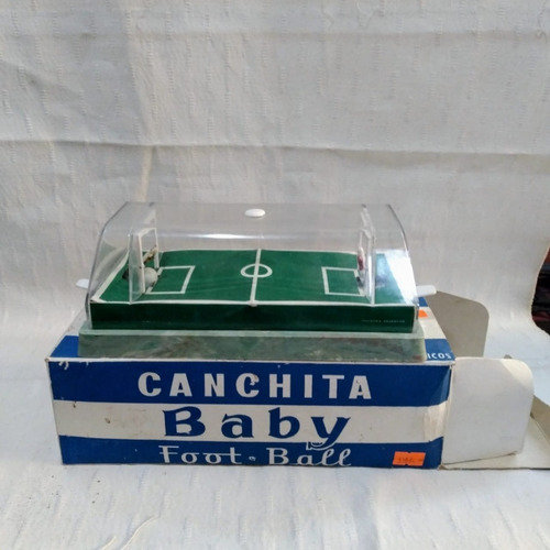 Antiguo Juguete Canchita Baby Foot Ball Con Caja Original