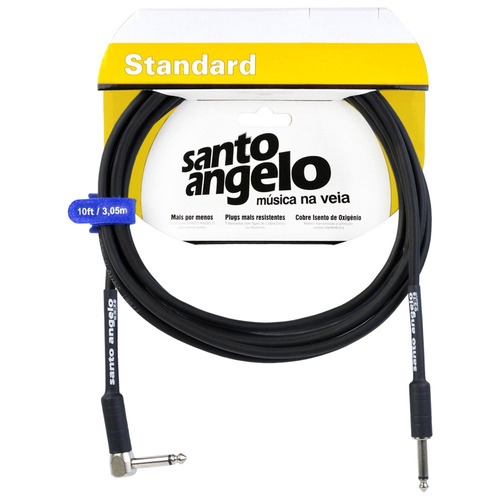 Imagem 1 de 3 de Cabo Santo Angelo Standard Angel Plug P10 L P10 3,05 Metros