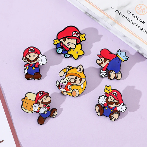 Pins De Mario Bros / Super Mario / Pines Metálicos (broches)