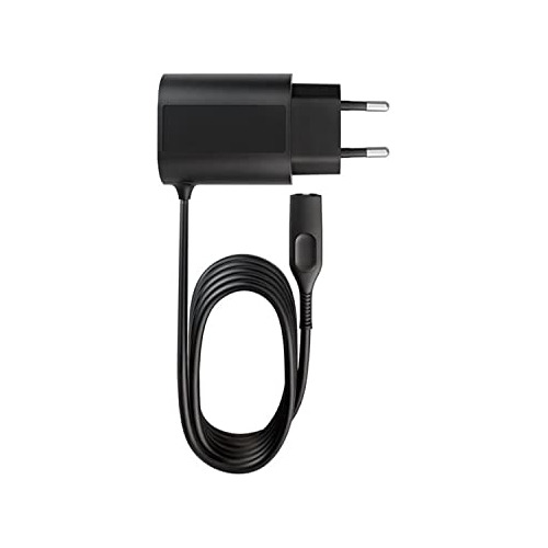 Cable De Alimentación Negro Para Afeitadoras Braun - Serie 9