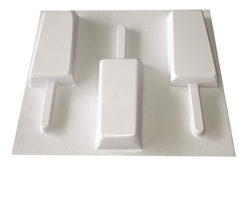 Imagen 1 de 2 de Moldes De Plástico Para Helados De Paleta Clasico