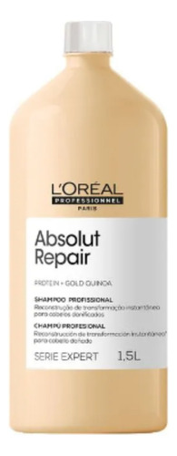 Loréal Shampoo Absolut Repair Gold Quinoa 1500mls