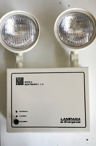 Lampara De Emergencia Tipo Conde Ajustable Sovica 2x9w